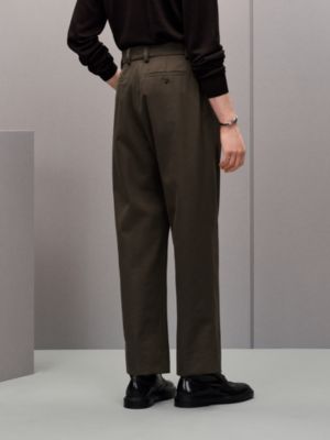 パンツ 《パレルモ》 1プリーツ, イメージ: 着用例, worn, ビュー3の6