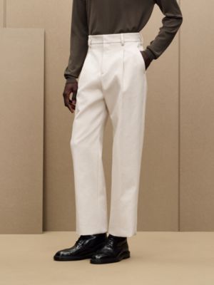 パンツ 《パレルモ》 1プリーツ, イメージ: 着用例, worn, ビュー2の6
