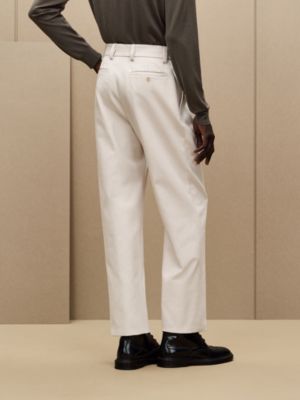 パンツ 《パレルモ》 1プリーツ, イメージ: 着用例, worn, ビュー3の6