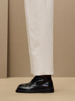 パンツ 《パレルモ》 1プリーツ, イメージ: 着用例, worn, ビュー6の6
