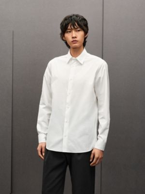 Chemise corps droit patte cuir, Vue: Vue portée, worn, vue 2 sur 6