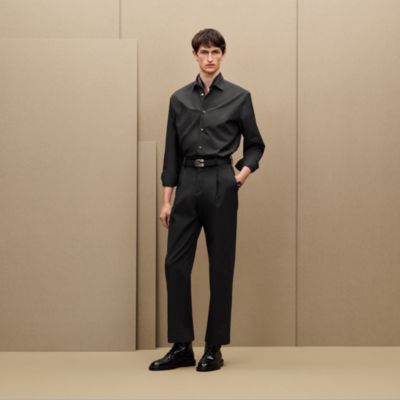 Straight cut shirt with Paolo collar