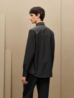 Straight cut shirt with Paolo collar, View: Worn, worn, view 3 of 5