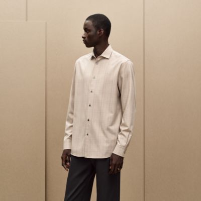 White - Hermès Shirts for Men | Hermès USA