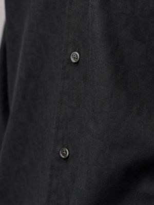 Camisa de corte recto con cuello Paolo "jacquard optique chaîne", Vista: vista de frente, front, vista 6 de 6