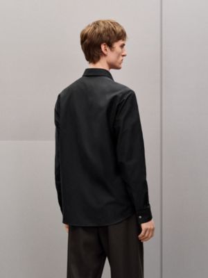 Camisa de corte recto con cuello Paolo "jacquard optique chaîne", Vista: Ver artículo puesto, worn, vista 3 de 6