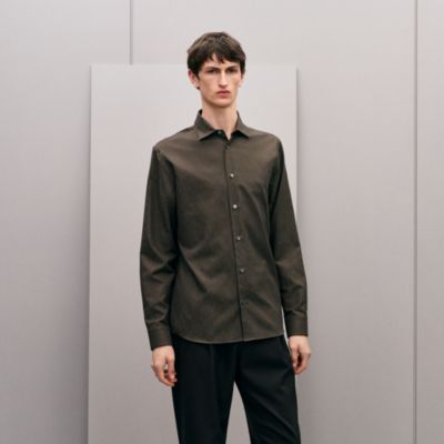 Brown - Hermès Shirts for Men | Hermès USA