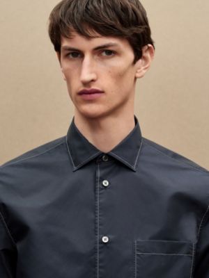 Camisa de corte recto con cuello Paolo, Vista: Ver artículo puesto, worn, vista 4 de 5