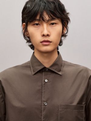 Camisa de corte recto con cuello Paolo, Vista: Ver artículo puesto, worn, vista 4 de 5