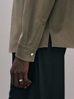 "Clous de Selle" wool overshirt, View: Worn, worn, view 5 of 6