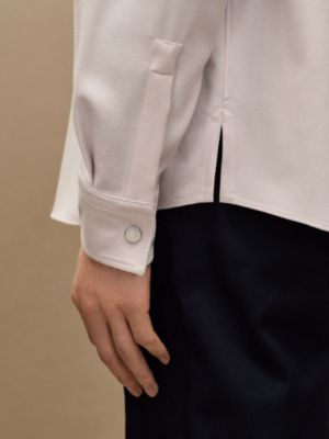 Sobrecamisa "Clous de Selle" en lana, Vista: Ver artículo puesto, worn, vista 5 de 6