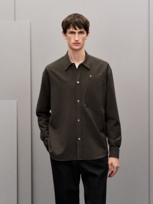 "Clous de Selle" wool overshirt, View: Worn, worn, view 2 of 6