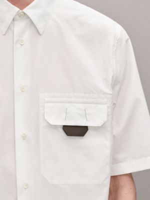 Shirt with leather detail, View: Worn, worn, view 5 of 6