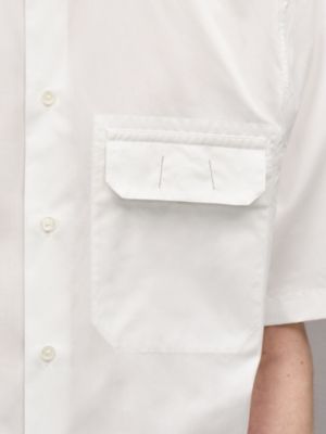 Shirt with leather detail, View: Worn, worn, view 6 of 6