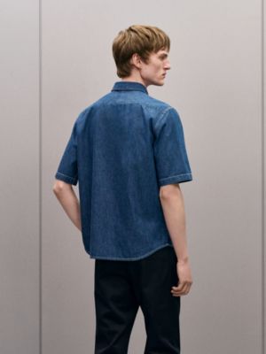 皮革細節襯衫, 檢視: 佩戴, worn, 檢視共3張圖片的第6張