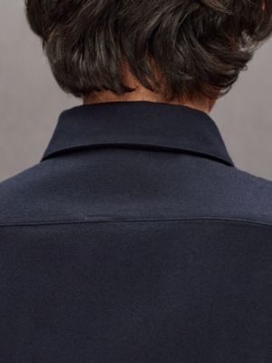 거싯 포켓 스트레이트 컷 울 셔츠, 보기: 이미지: 제품 착용 이미지, worn, 6개 중 7번째 보기