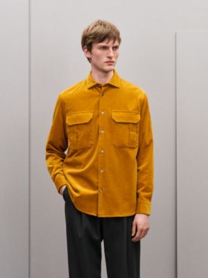 Straight cut shirt with gusset pocket, View: Worn, worn, view 2 of 6