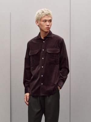 거싯 포켓 스트레이트 컷 셔츠, 보기: 이미지: 제품 착용 이미지, worn, 2개 중 6번째 보기