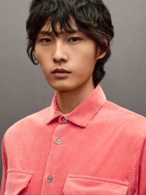 거싯 포켓 스트레이트 컷 셔츠, 보기: 이미지: 제품 착용 이미지, worn, 4개 중 6번째 보기