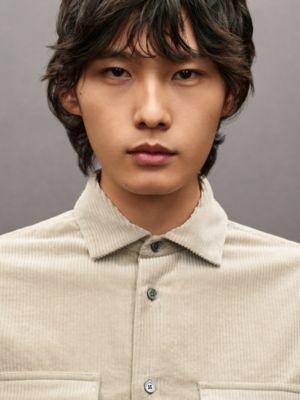 거싯 포켓 스트레이트 컷 셔츠, 보기: 이미지: 제품 착용 이미지, worn, 4개 중 6번째 보기