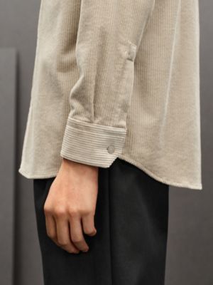 거싯 포켓 스트레이트 컷 셔츠, 보기: 이미지: 제품 착용 이미지, worn, 5개 중 6번째 보기