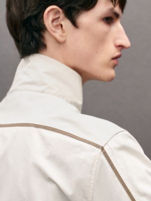 Straight cut shirt with contrasted detail, View: Worn, worn, view 6 of 6
