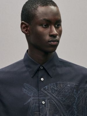Camisa de corte recto "broderie cheval", Vista: Ver artículo puesto, worn, vista 4 de 6