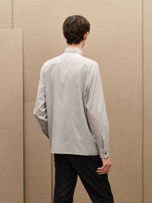 “Broderie cheval” 루이스 칼라 스트레이트 컷 셔츠, 보기: 이미지: 제품 착용 이미지, worn, 4개 중 7번째 보기