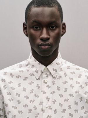 プリントシャツ 《ウ・ラ・ラH》, イメージ: 着用例, worn, ビュー4の6