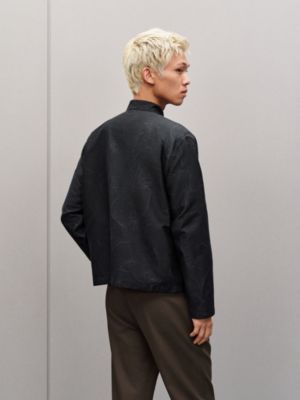 "Fils de fleurs leger" jacket shirt, View: Worn, worn, view 4 of 6