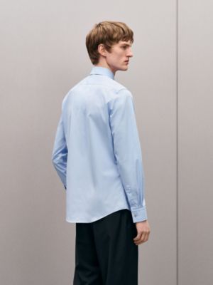 Camisa de corte ajustado con cuello Faubourg, Vista: Ver artículo puesto, worn, vista 3 de 5