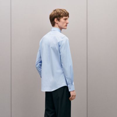 ブルー - セミスリム - メンズ, ウェア, シャツ | Hermès - エルメス