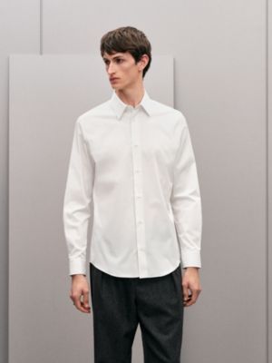 Fitted shirt with Faubourg collar, View: Worn, worn, view 2 of 5