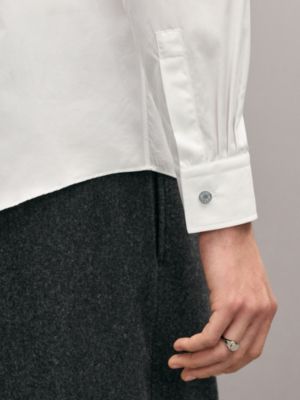 Fitted shirt with Faubourg collar, View: Worn, worn, view 5 of 5