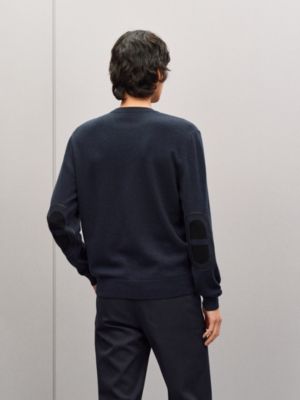 "Maillon Chaine d'Ancre" crewneck cashmere sweater, View: Worn, worn, view 6 of 6