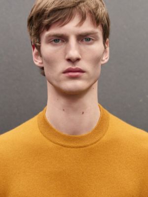 Pull col rond «&nbsp;Maillon Chaîne d'Ancre&nbsp;» en cachemire, Vue: Vue portée, worn, vue 3 sur 6