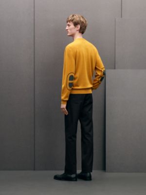 Pull col rond «&nbsp;Maillon Chaîne d'Ancre&nbsp;» en cachemire, Vue: Vue portée, worn, vue 4 sur 6