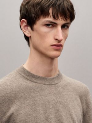 Pull collo rotondo “Maillon Chaîne d’Ancre” in cachemire, Vista: Immagine prodotto indossato, worn, vista 3 su 6