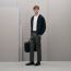 "Maillon Chaine d'Ancre" zipped cashmere jacket, marine