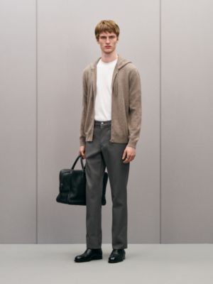 "Maillon Chaine d'Ancre" zipped cashmere jacket
