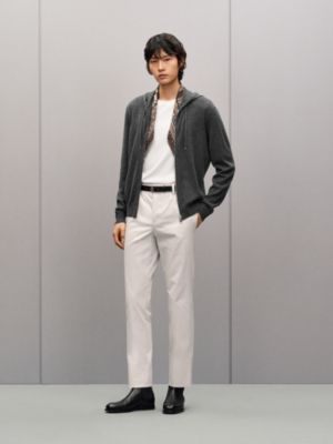 “Maillon Chaine d'Ancre” 캐시미어 지퍼 재킷