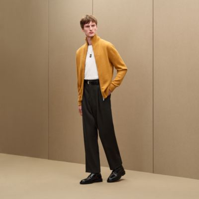 "Maillon Chaine d'Ancre" zipped cashmere jacket