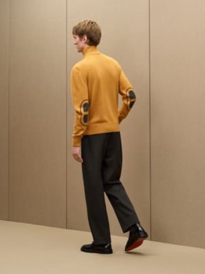 “Maillon Chaine d'Ancre” 캐시미어 지퍼 재킷, 보기: 이미지: 제품 착용 이미지, worn, 4개 중 6번째 보기