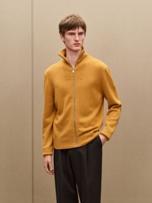 “Maillon Chaine d'Ancre” 캐시미어 지퍼 재킷, 보기: 이미지: 제품 착용 이미지, worn, 5개 중 6번째 보기