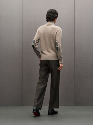 Blouson mit Reißverschluss "Maillon Chaîne d'Ancre" aus Kaschmir, Ansicht: Getragene Ansicht, worn, Ansicht 4 von 6