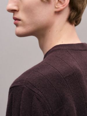 Pullover mit Rundhalsausschnitt "H en Echelle" aus Kaschmir, Ansicht: Getragene Ansicht, worn, Ansicht 5 von 5
