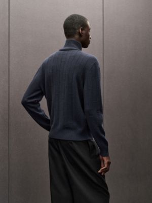 "H en Echelle" zipped jacket, View: Worn, worn, view 3 of 5