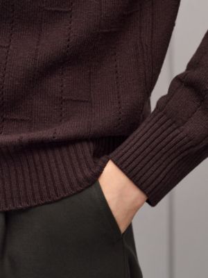 Blouson zippé «&nbsp;H en Echelle&nbsp;» en cachemire, Vue: Vue portée, worn, vue 5 sur 5
