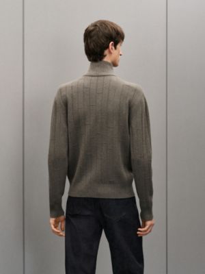 "H en Echelle" zipped jacket, View: Worn, worn, view 3 of 5