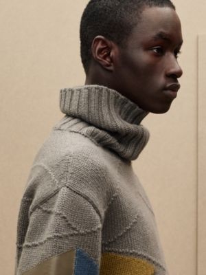 タートルネックニット ニューミックス＆パッチ カシミヤ, イメージ: 着用例, worn, ビュー4の5